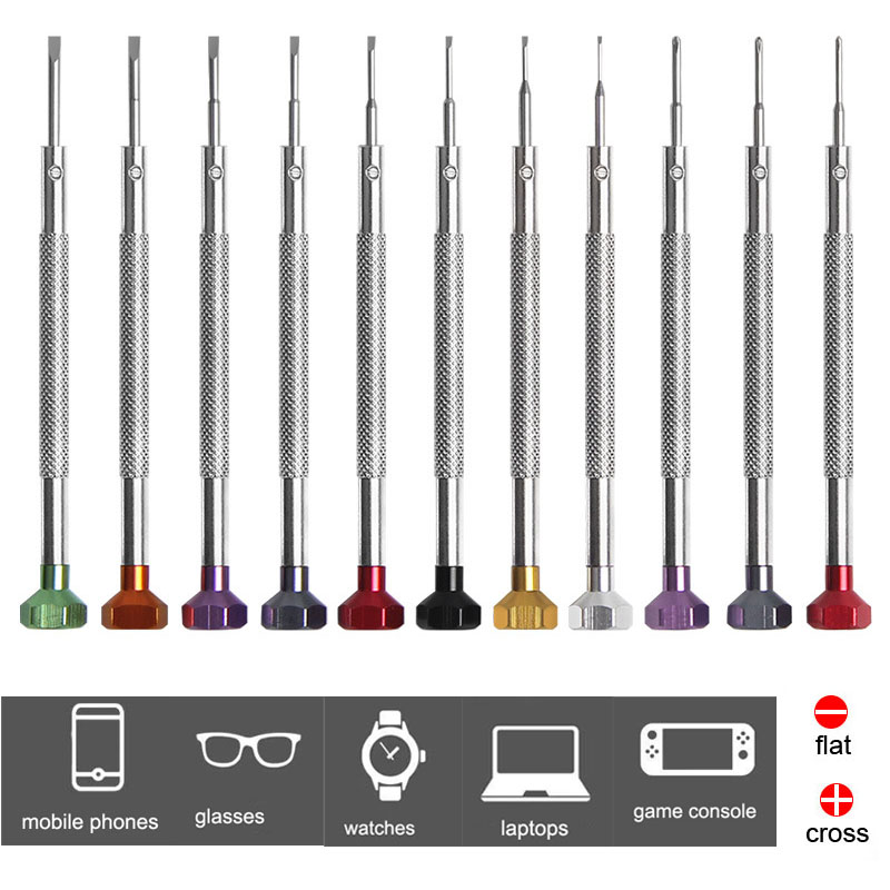 Electronics Repair Training - Alloy Stainless Steel Screwdriver 0.6mm-2.0mm Watch