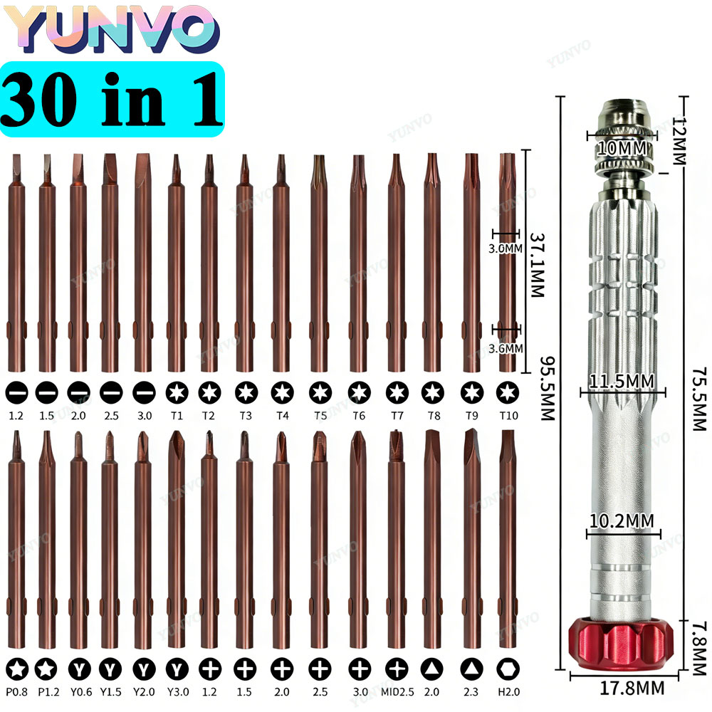 Electronics Repair Training - 30 in 1 Magnetic Precision Screwdriver