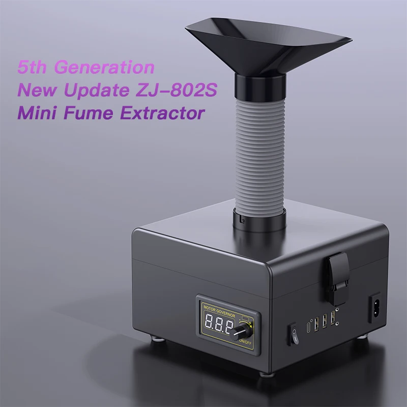 Electronics Repair Training - ZJ-802S New Fume Extractor Desktop Soldering