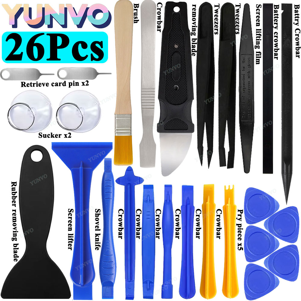 Spudger Plastic Set - Universal Screen Opening Pry Tool Kit,