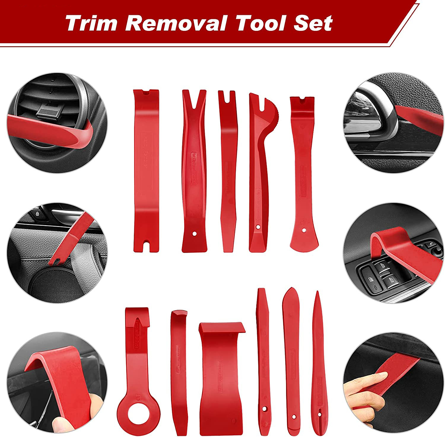 Auto Interior Disassembly Kit  - Spudger Plastic Set 评论和价格