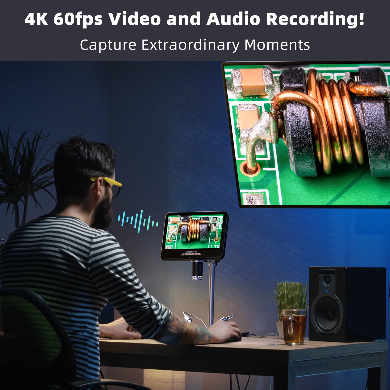 Andonstar AD210S-Pro 4K 60FPS  - Electronic Repairing 评论和价格