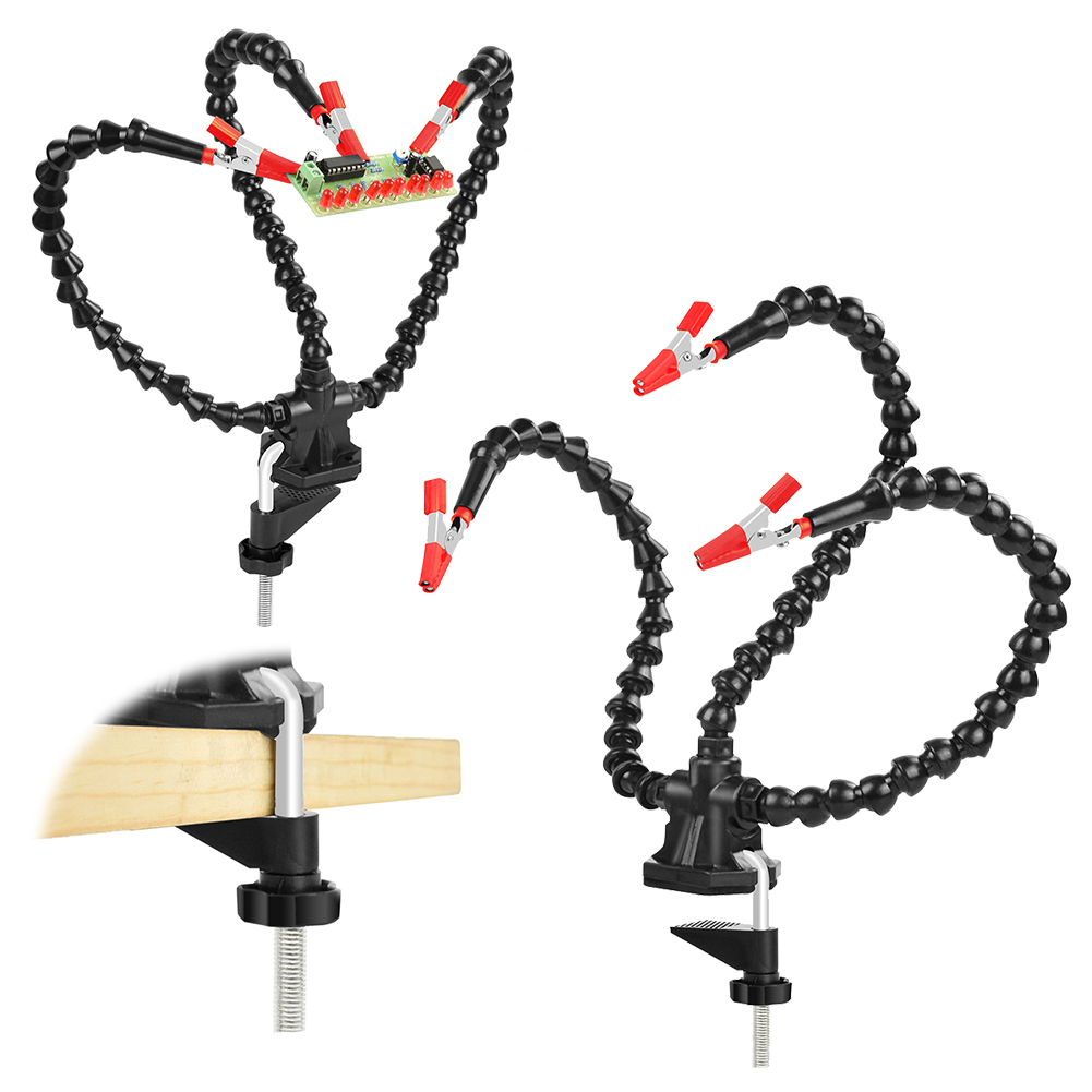 Desk Clamp Soldering Third Han - Electronic Repairing 评论和价格